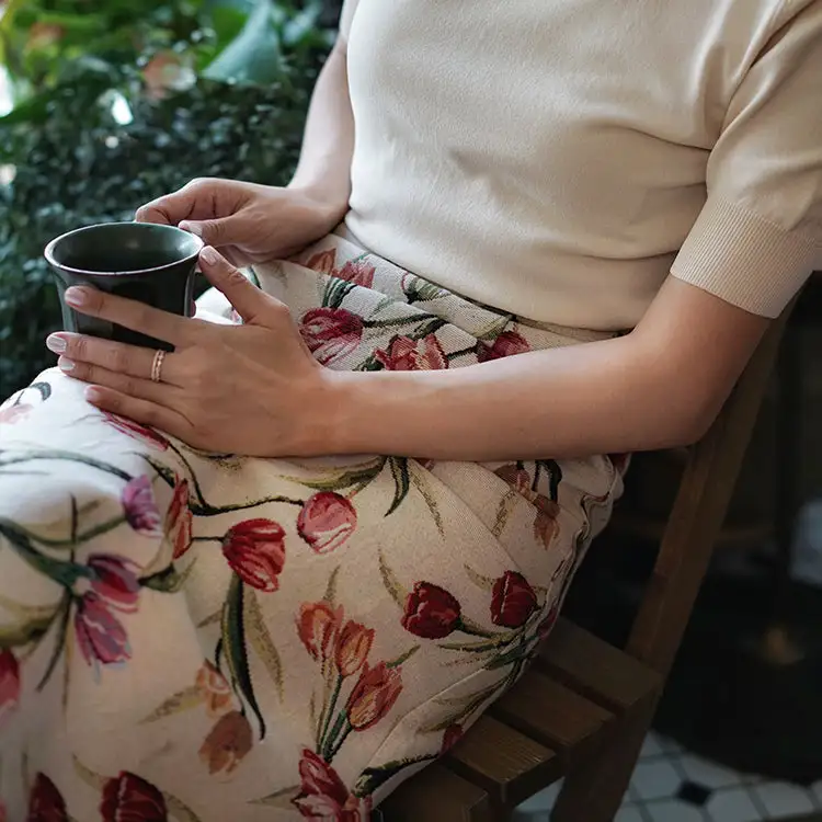Roomy Easy Everyday Casual Polyester Skirt