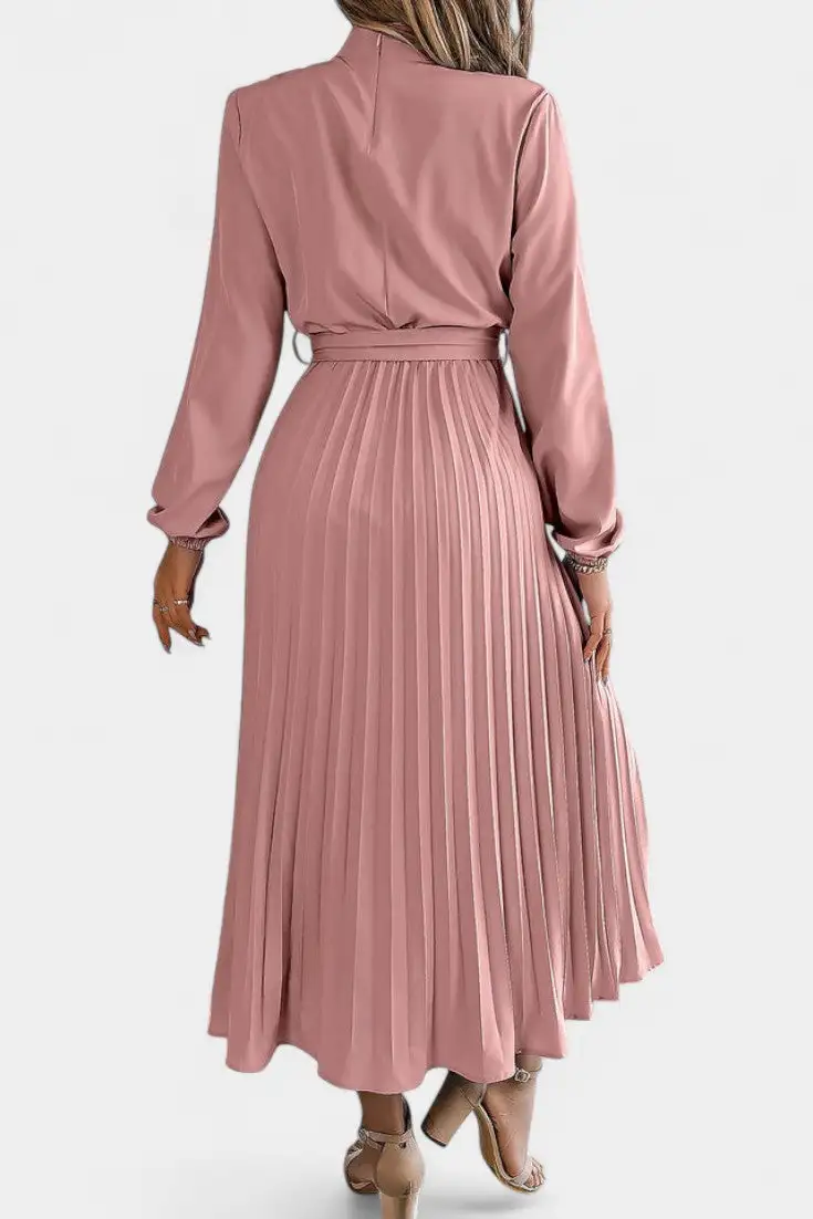 Pleated Casual Dress