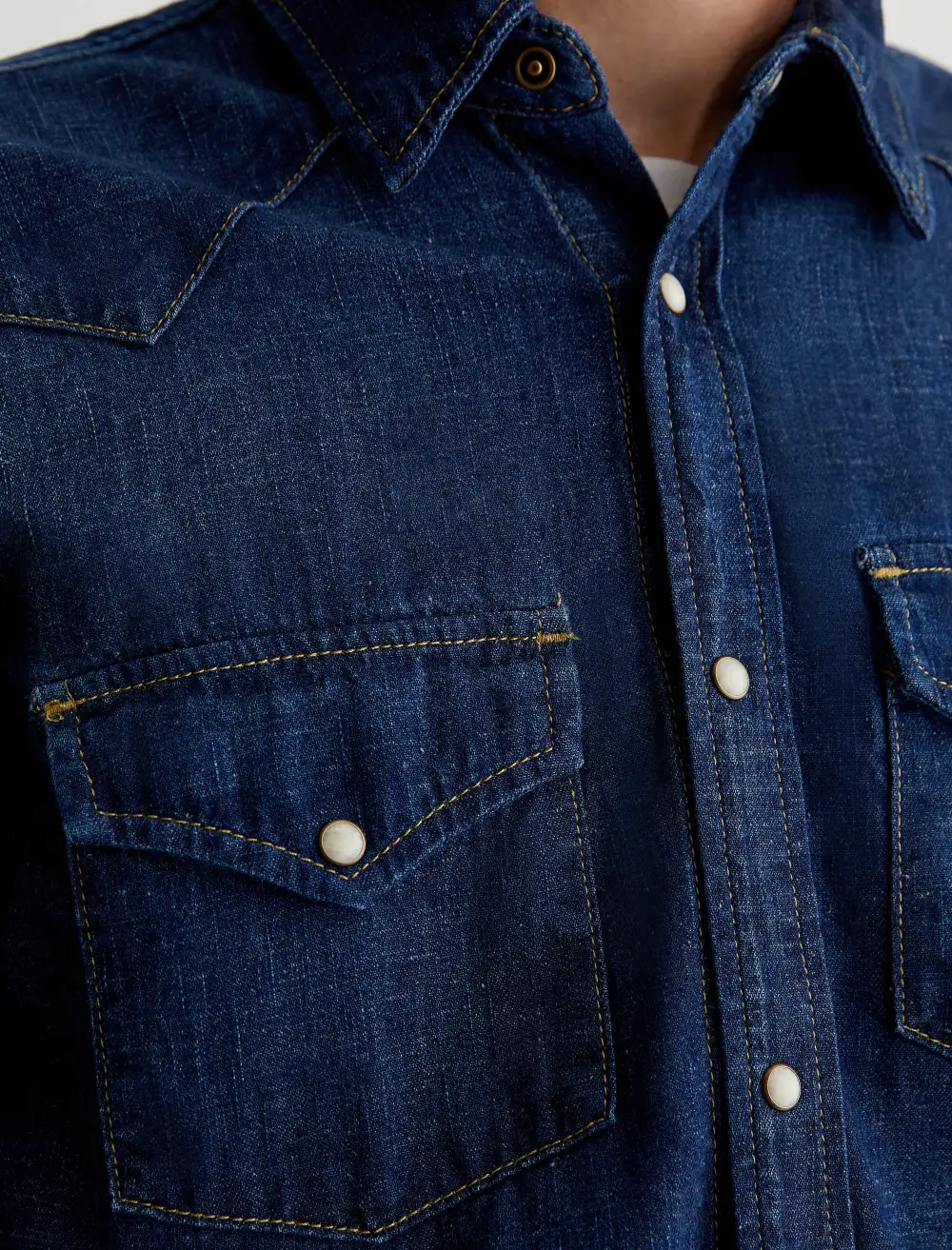 Men's Snap Button Western Shirt