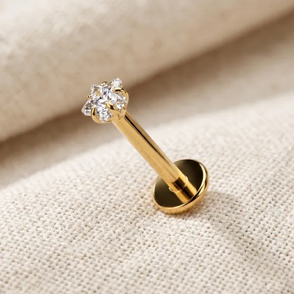 Everyday Titanium Labret Stud