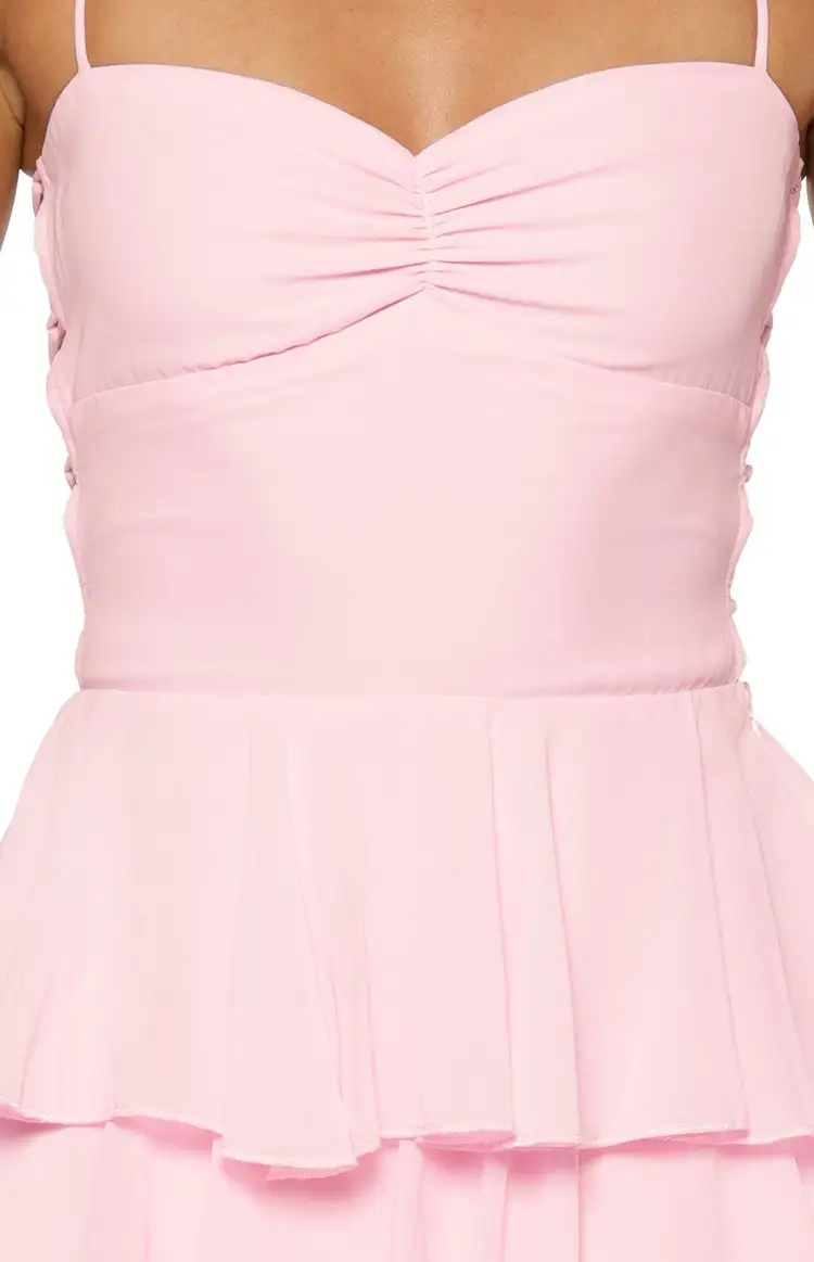 Ruffle Frills Maxi Dress
