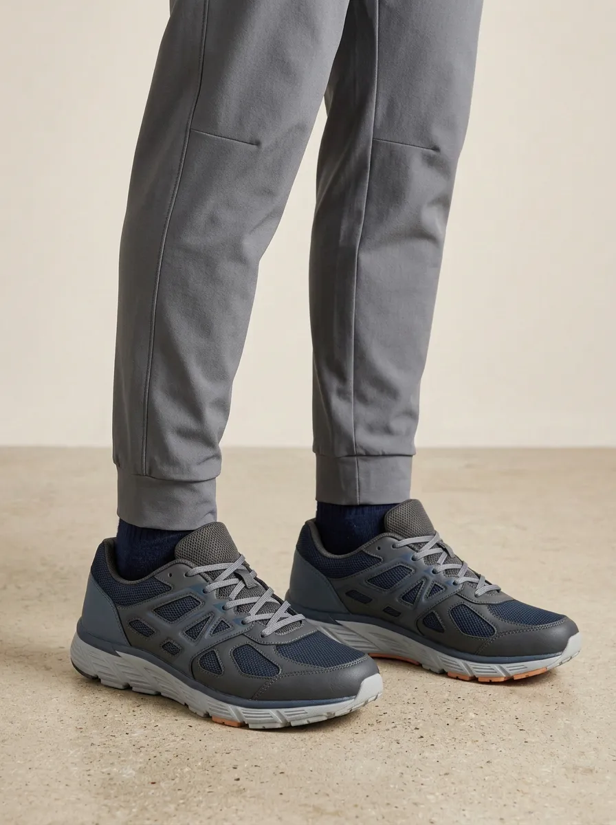 Men's Everyday Casual Sporty Mesh Print Sneakers