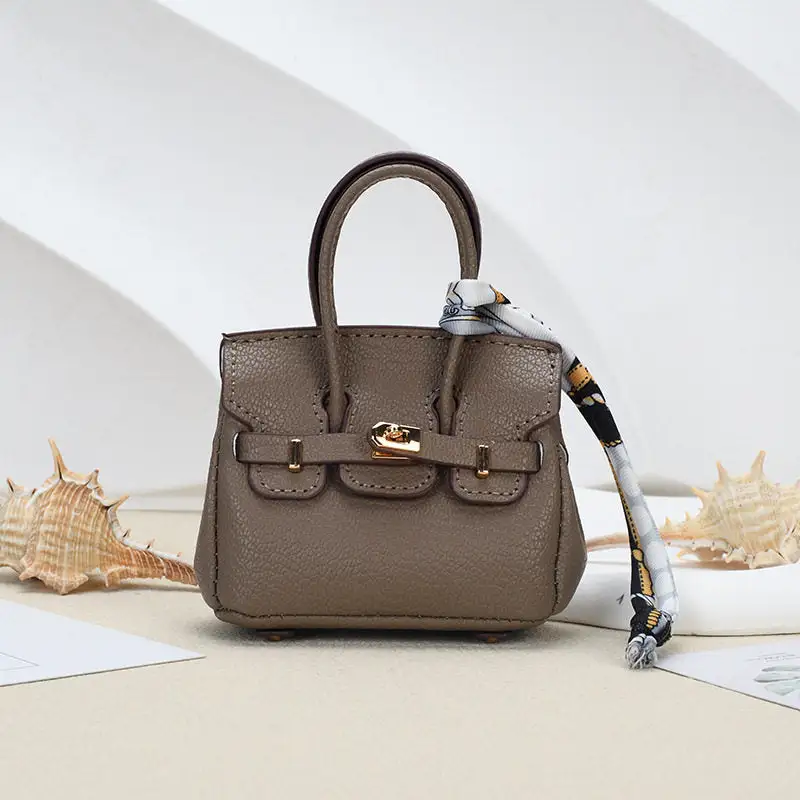Mini Platinum Bag Pendant Keychain Earphone Accessory