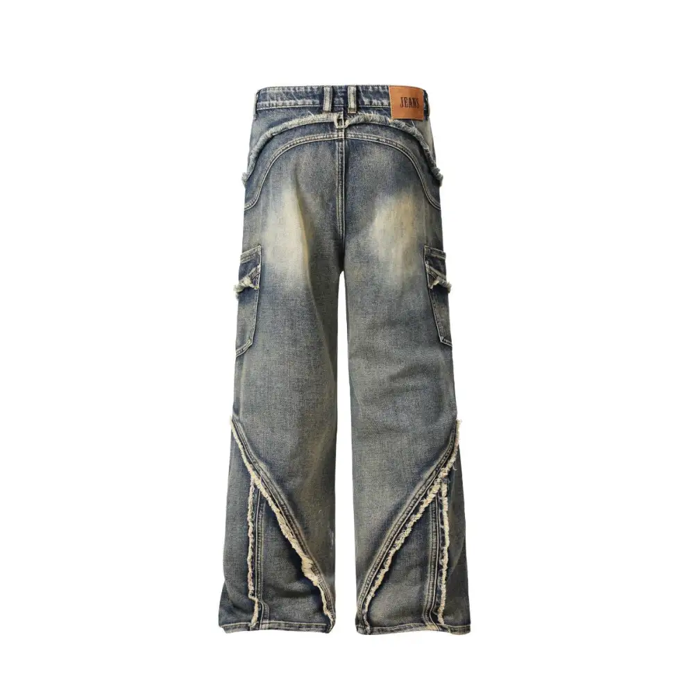 Patchwork Denim Jeans