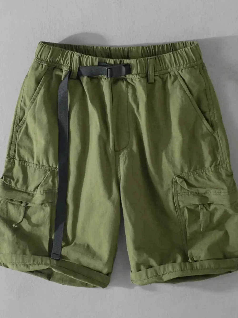 Drawstring Cargo Shorts