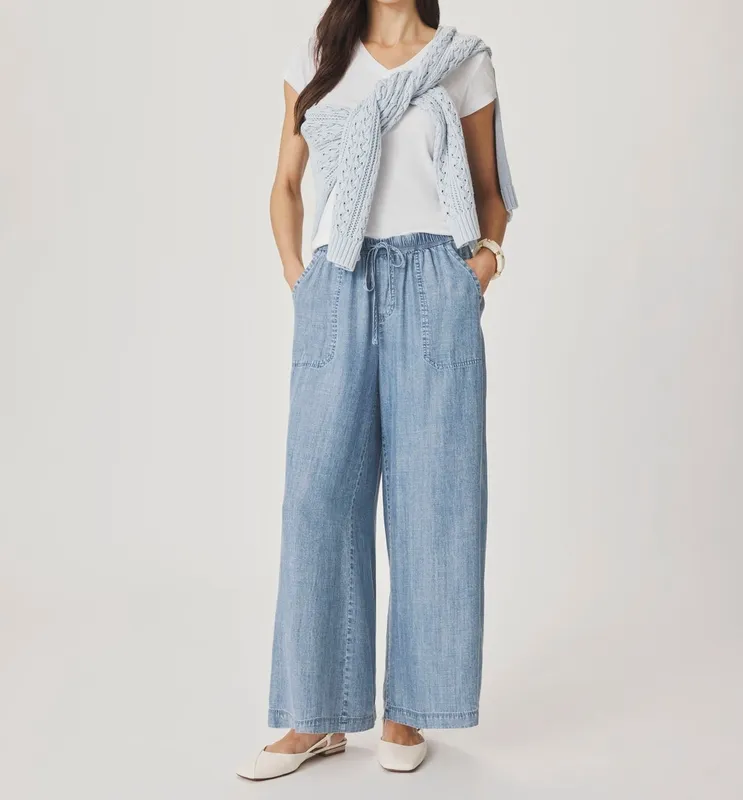 Angie Indigo Palazzo Pants