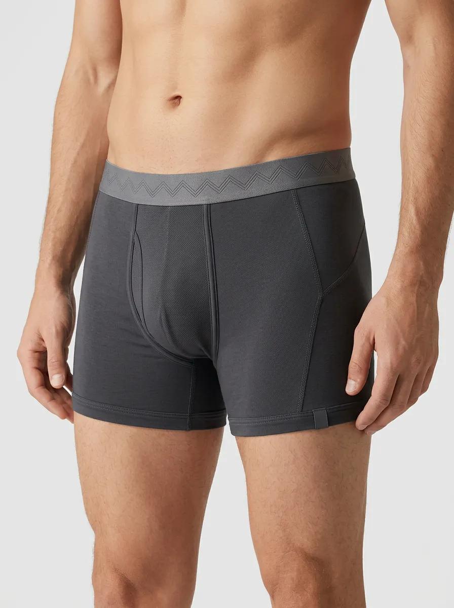 Urban Waistband-Detail Style Men's Boxer Briefs