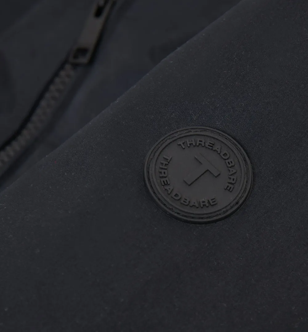 Men's Black Padded Bomber Jacket