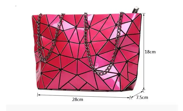 Evening Glamour: Gold-Chain Embellished Crossbody