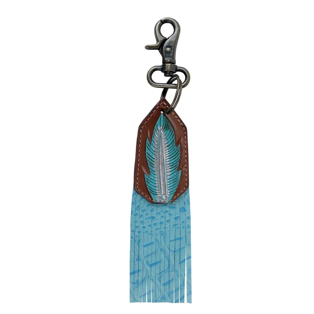 Casual Profile Leather Key Fob