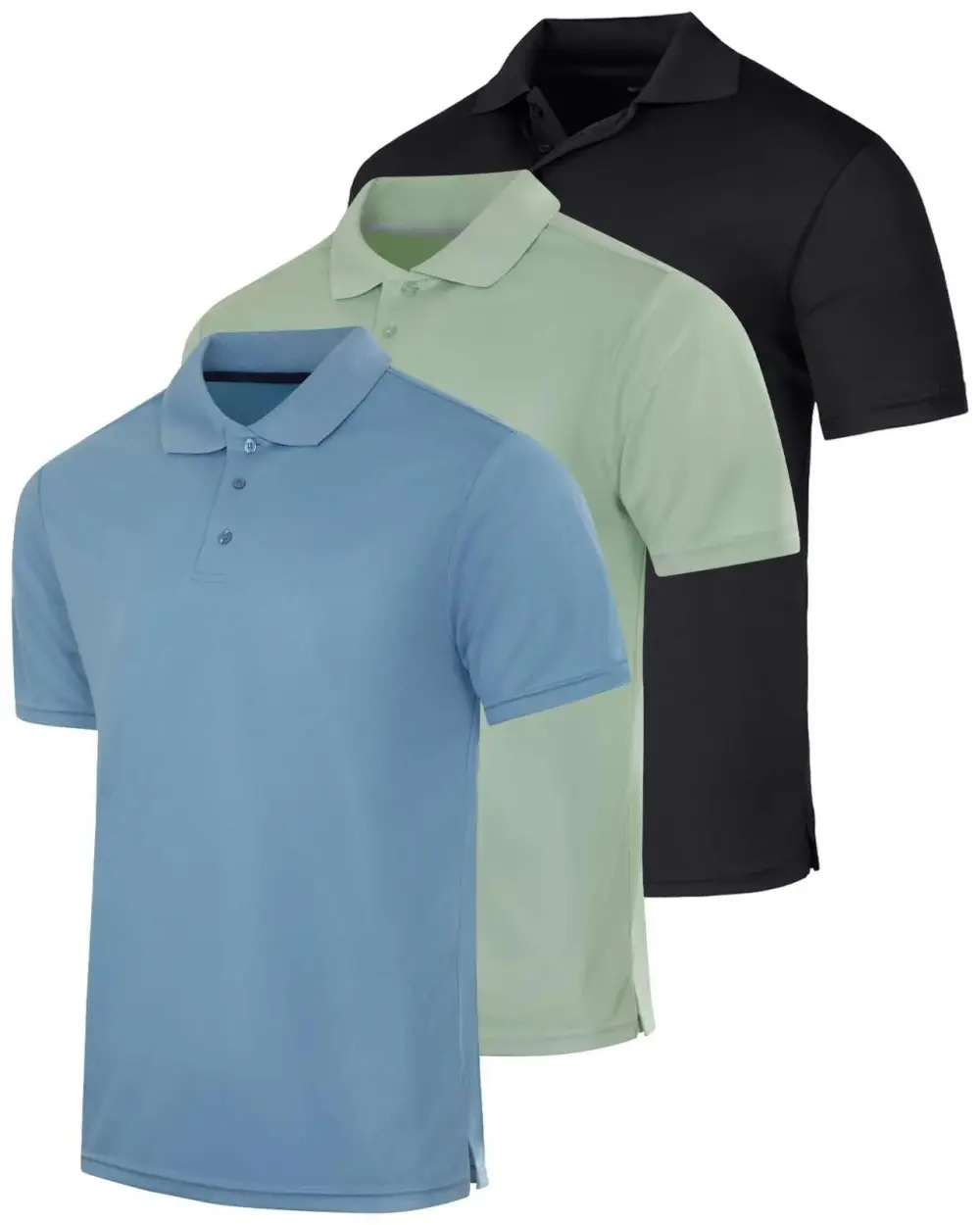 Men's Quick-Dry Short Sleeve Athletic Performance Polo Shirt (Available In Big & Tall)