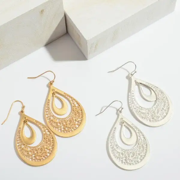 Filigree Drop Earrings
