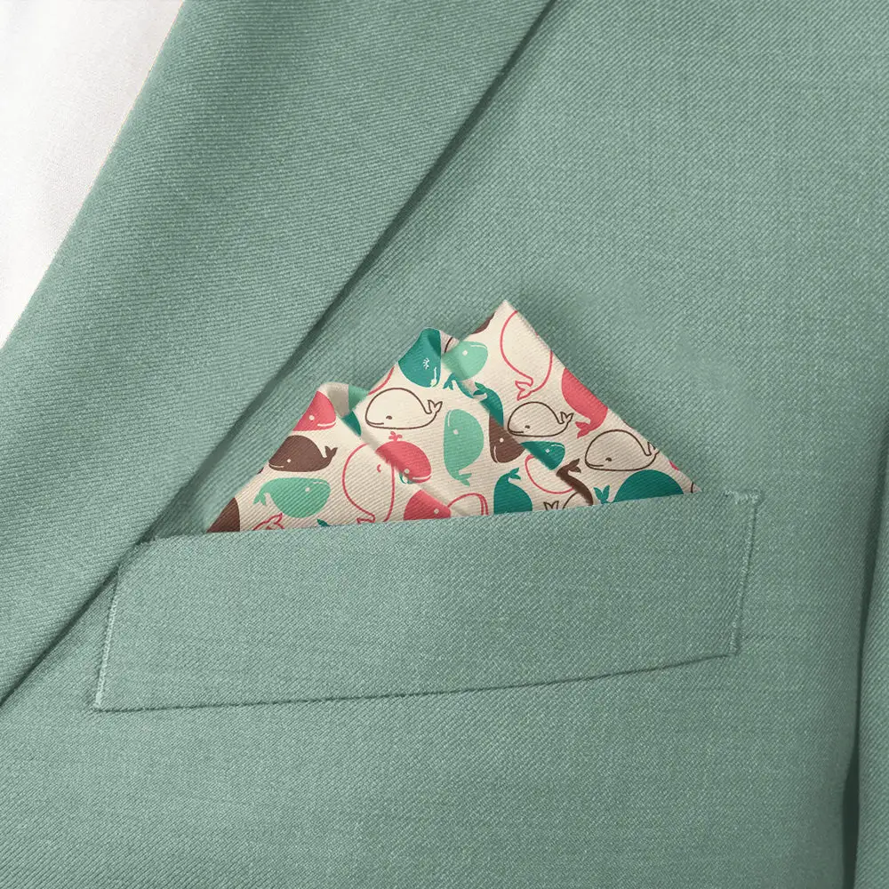 Contemporary Elevated Novelty Animal Motif Pocket Square