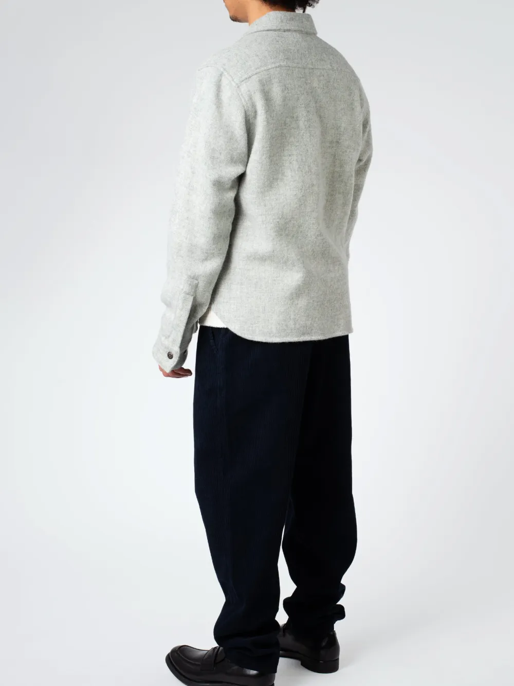 Men's Wool Dual Chest Pocket Shirt