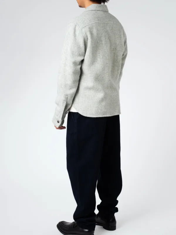 Men's Wool Dual Chest Pocket Shirt