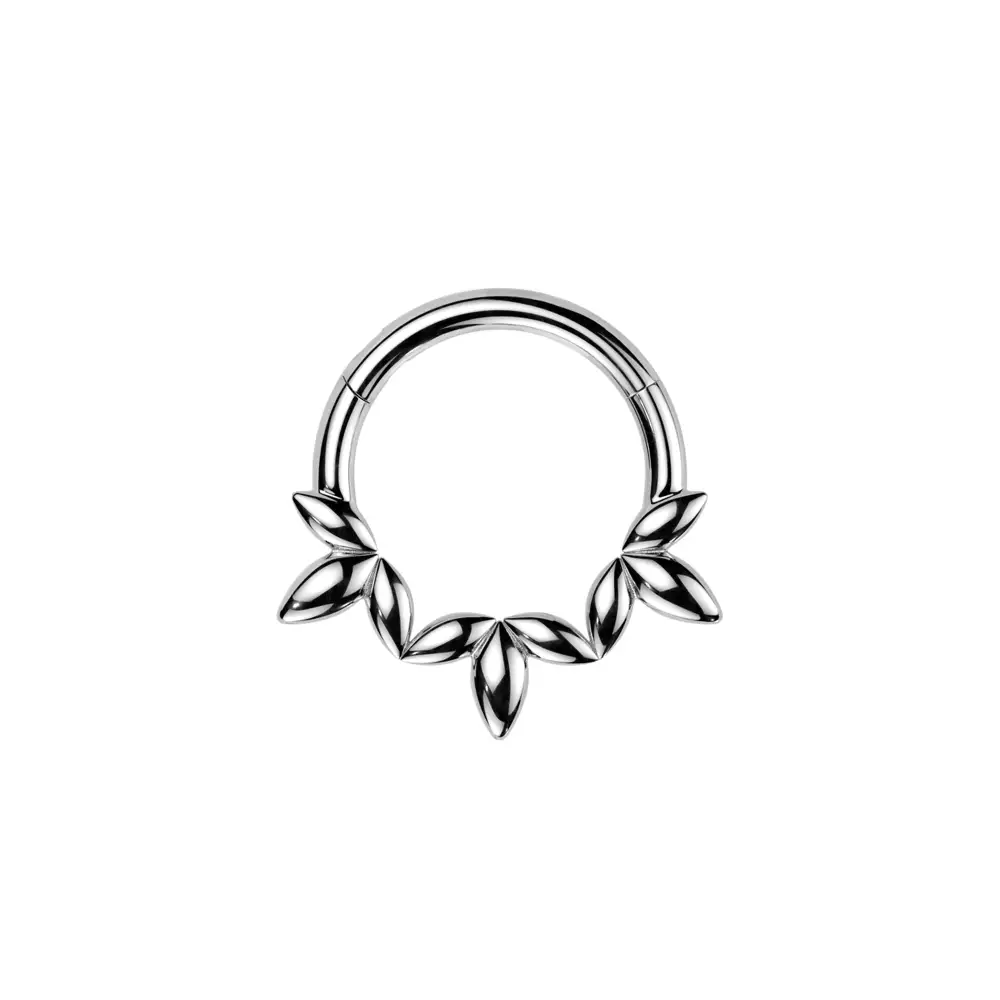 Surgical-Steel Hinged Clicker Hoop Ring