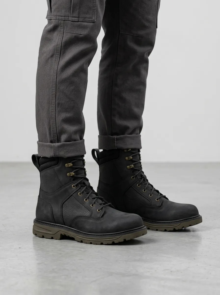 Topographic Adventure Work Boots