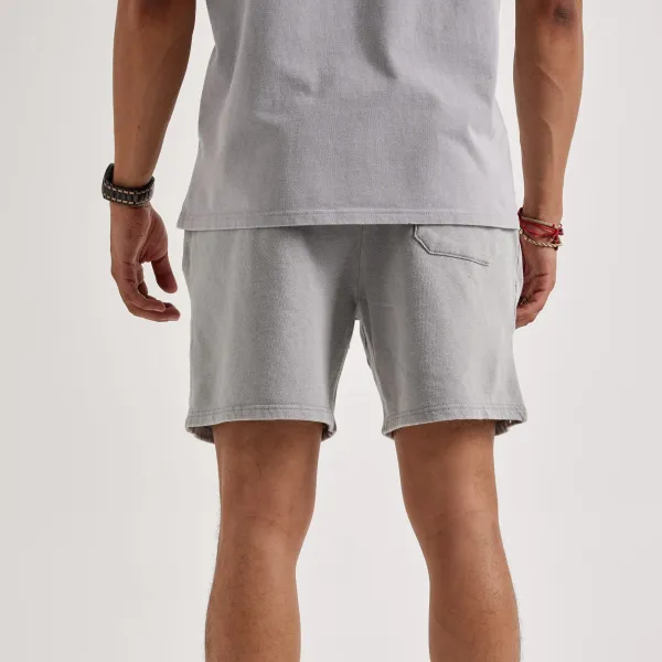 Structured Casual Everyday Fleece Shorts