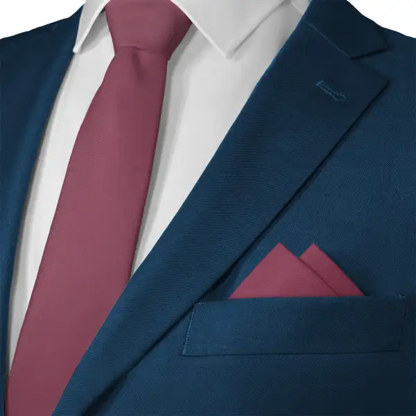 Sleek Understated Solid Pocket Square