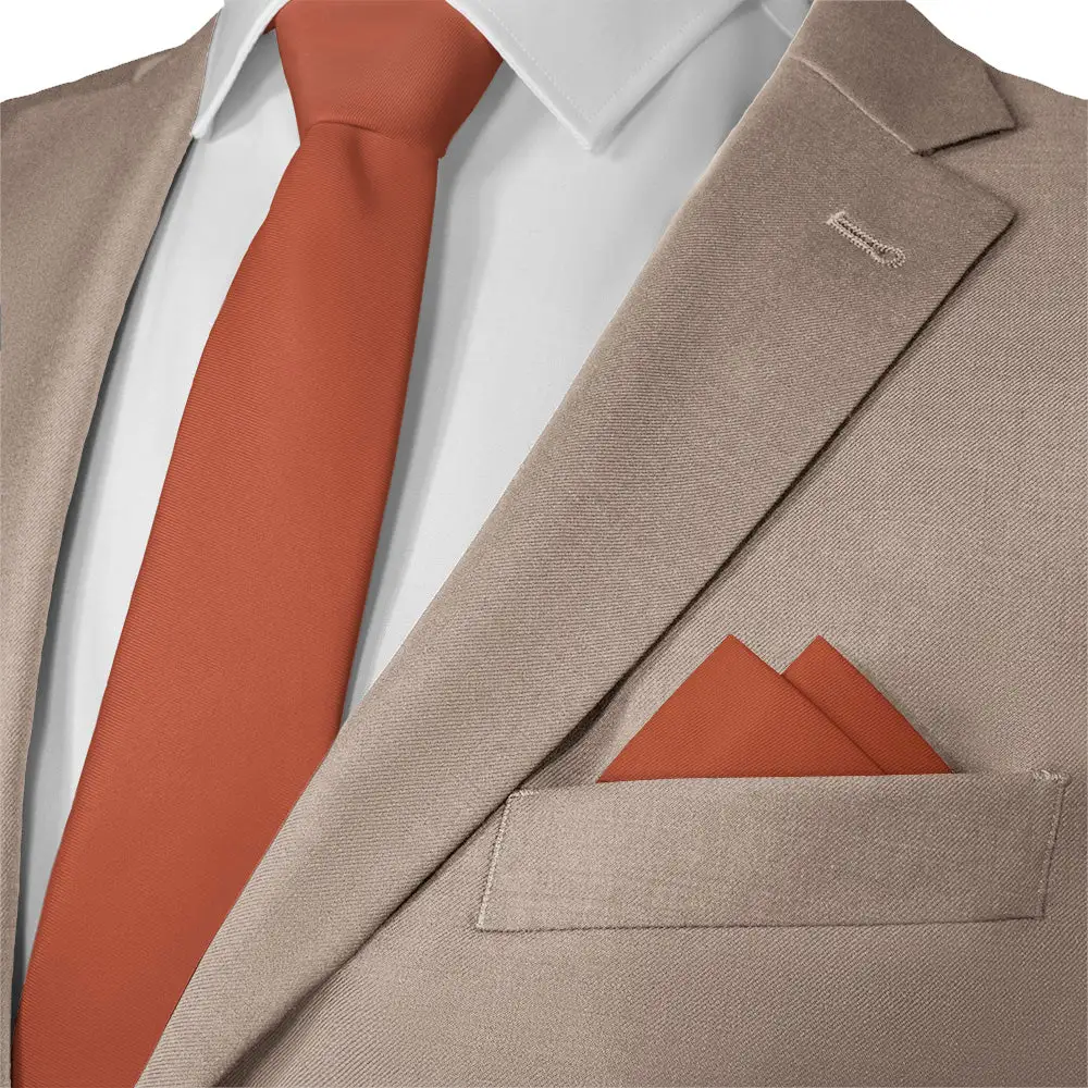 Crisp Minimal Solid Pocket Square