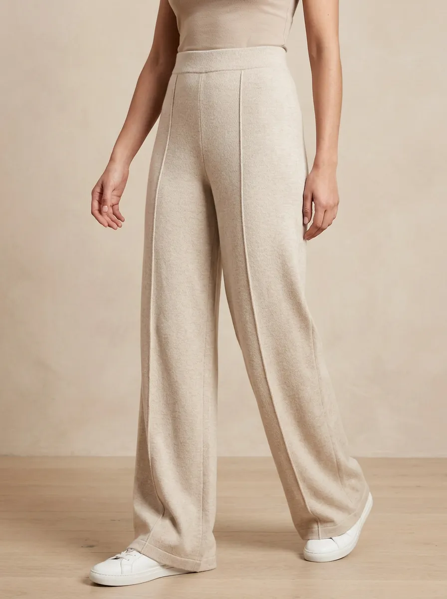 Easy-Wear Casual Wide Leg Pants