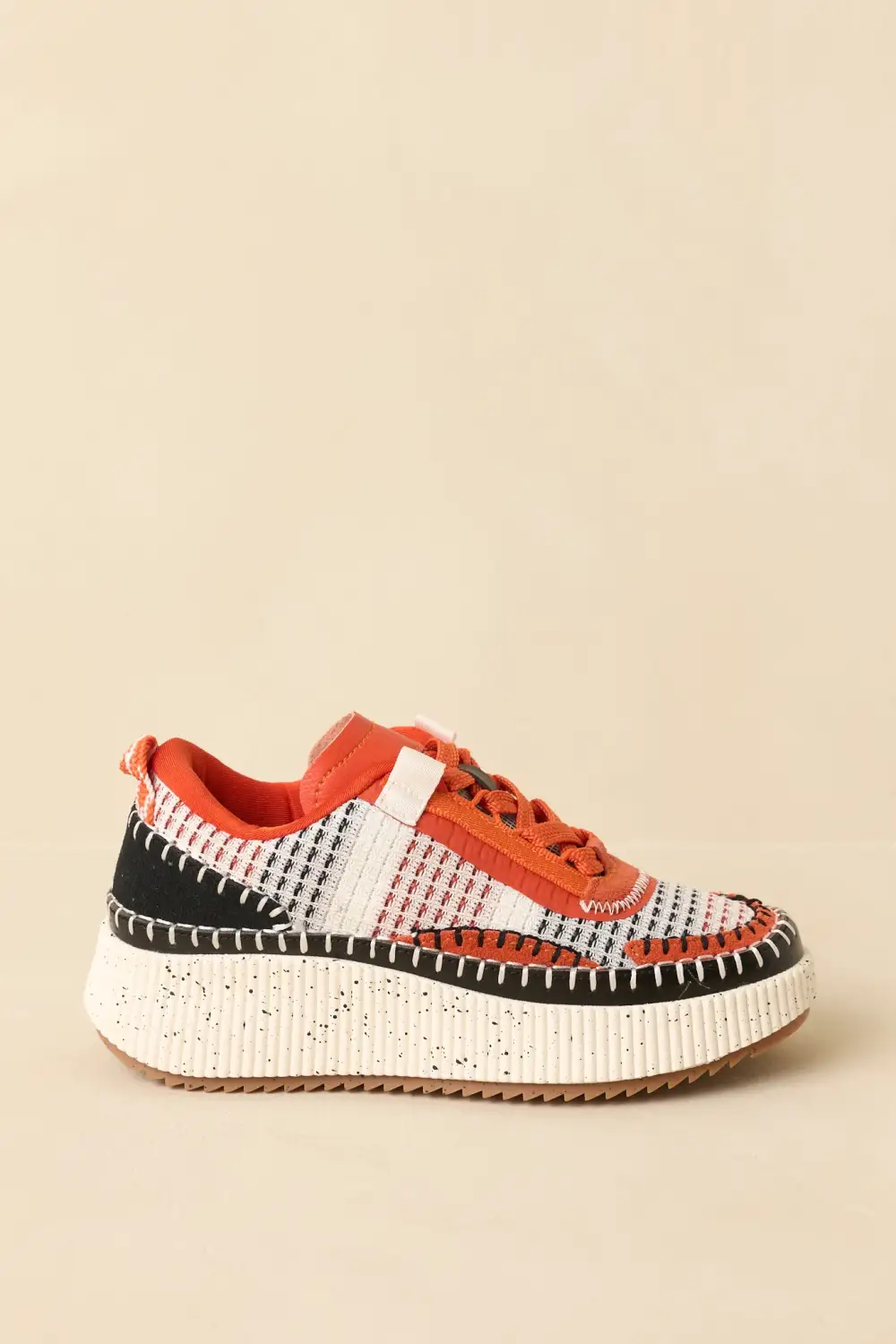 Platform Woven Sneakers