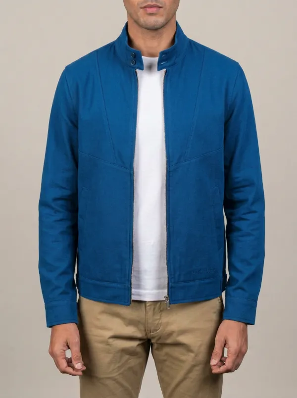 Stand Collar Zip Jacket