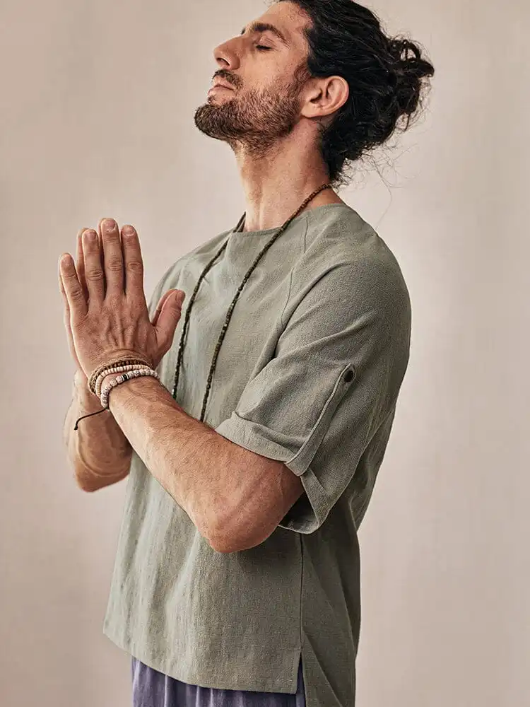 Premium Cotton Linen Top T-Shirt