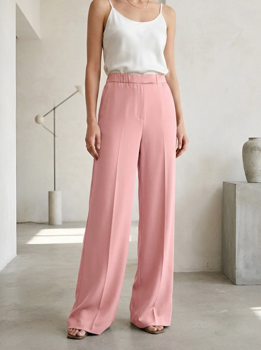 Modern Refined Women's Wide-Leg Trousers