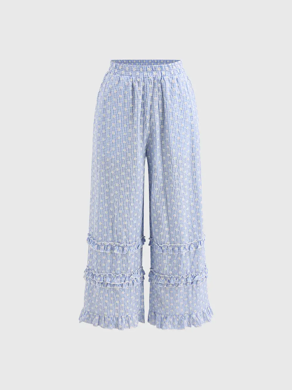 Casual Embroidered Pants