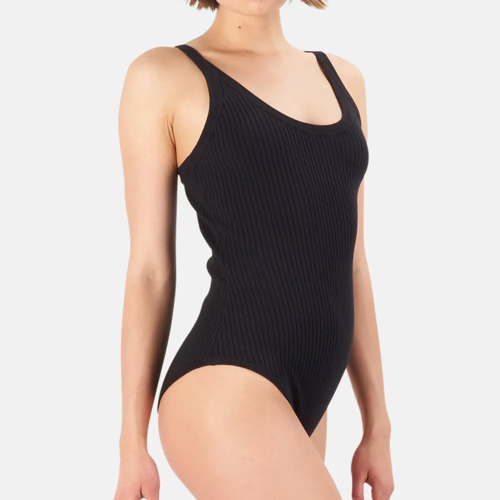 Scoop-Neck Ribbed Cotton Tank Top