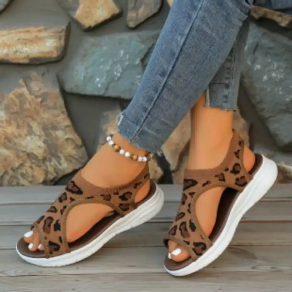 Modern Open Toe Platform Sandals