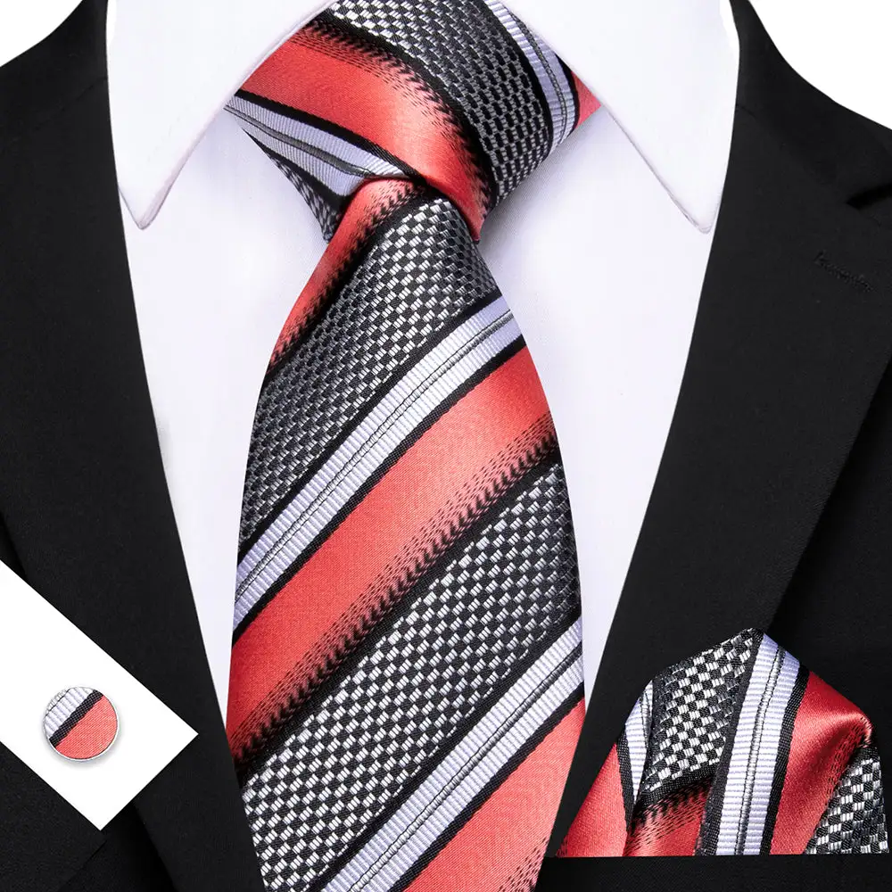 Everyday Striped Silk Necktie Set