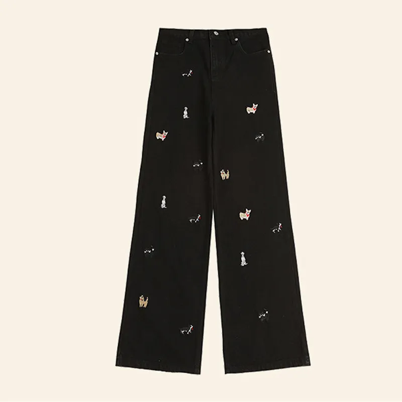 Puppy Wide Leg Jeans