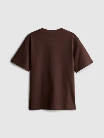 7-15yrs | Pure Cotton Stripe Textured T-Shirt