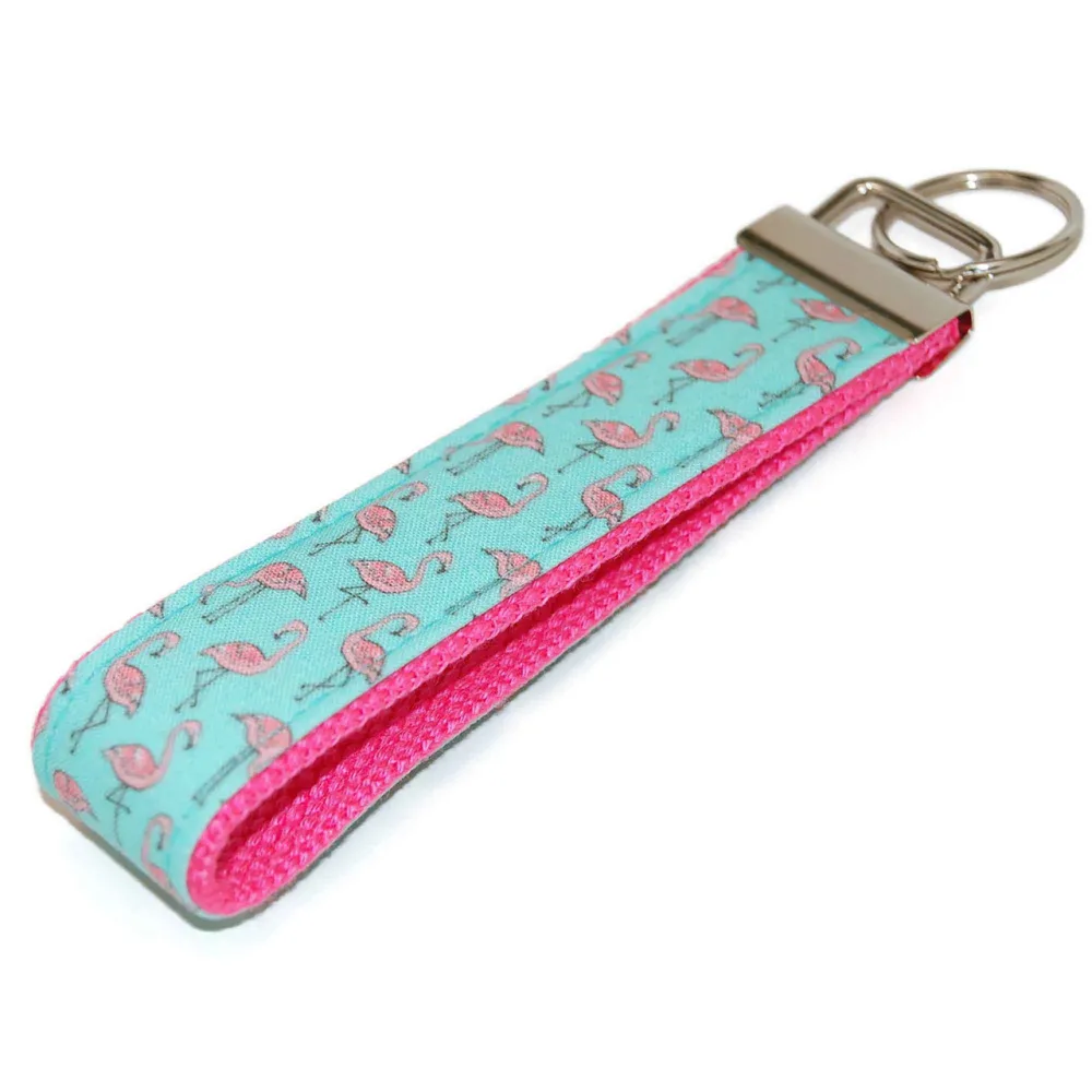 Flamingo Parade Classic Keychain