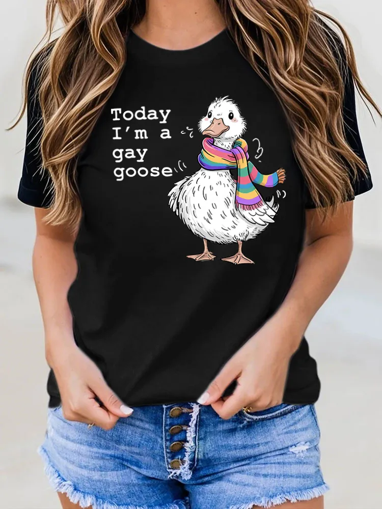 Graphic Round-Neck Short Sleeve T-Shirts