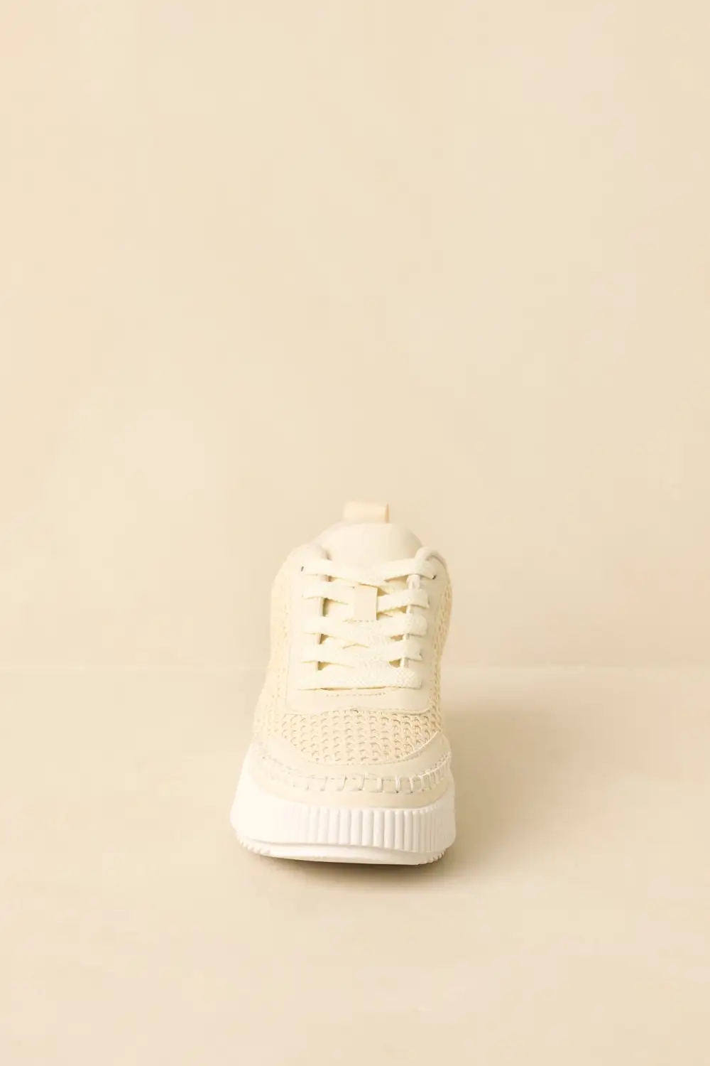 Knit Platform Sneakers