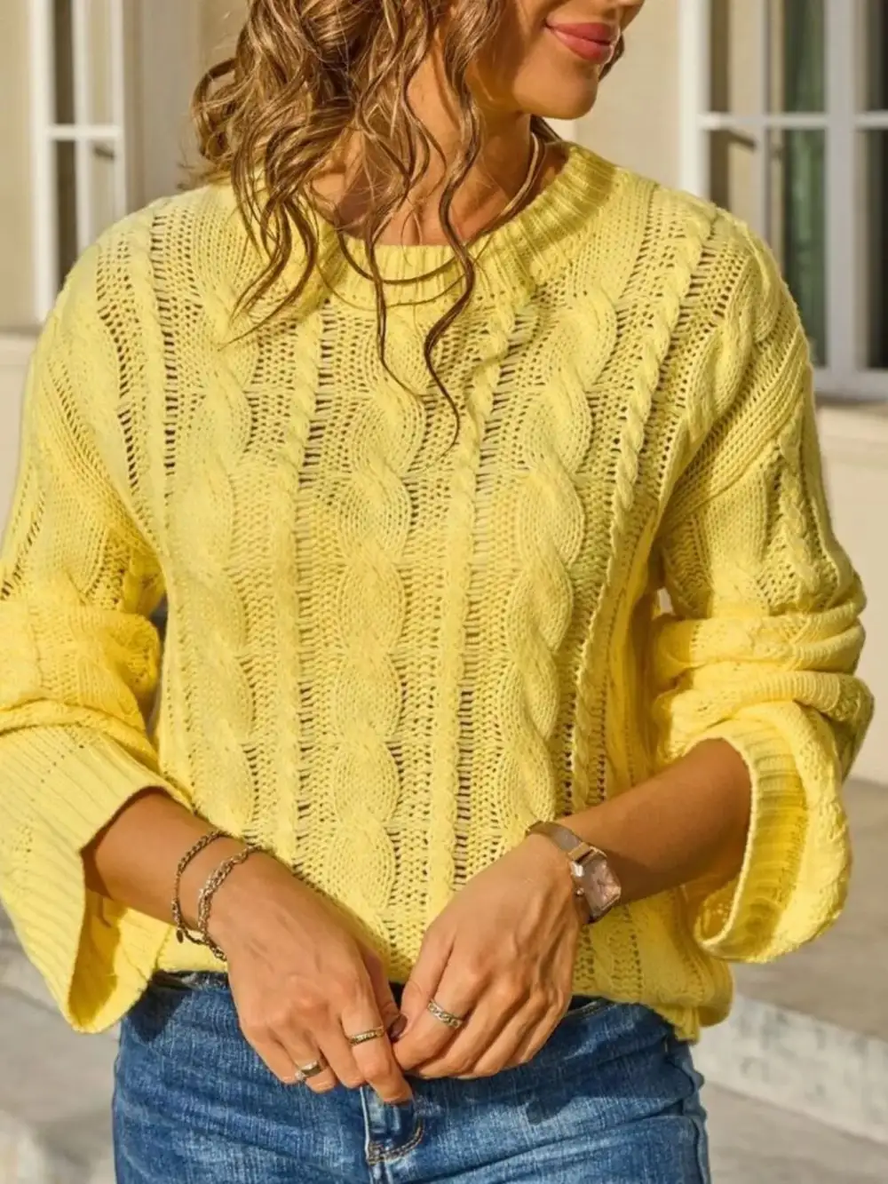 Knit Long Sleeve Sweater