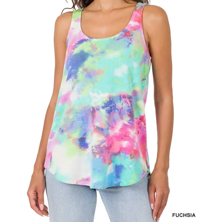 Soft French Terry Tie Dye Top