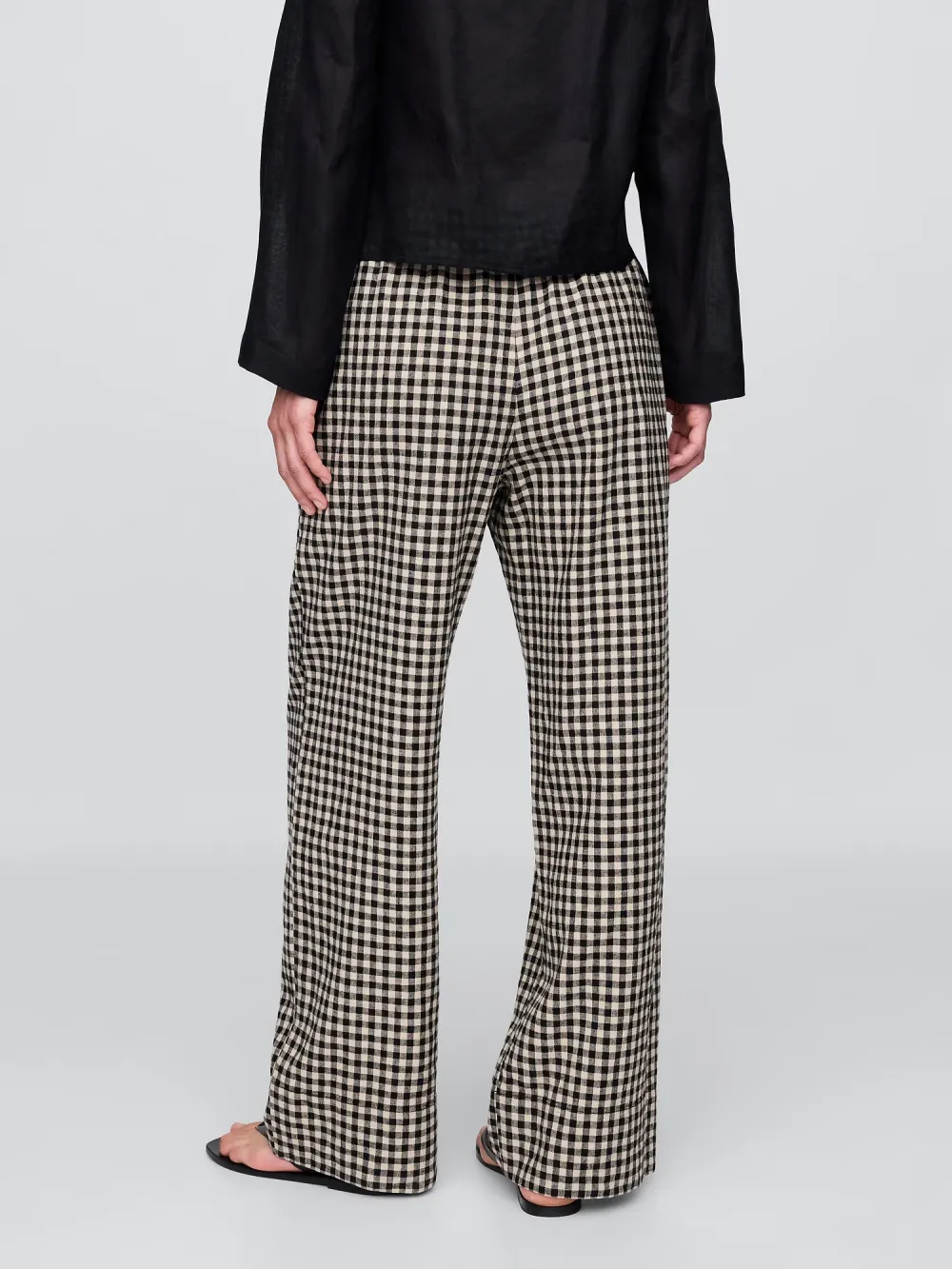 Loose Waist Mesh Trousers