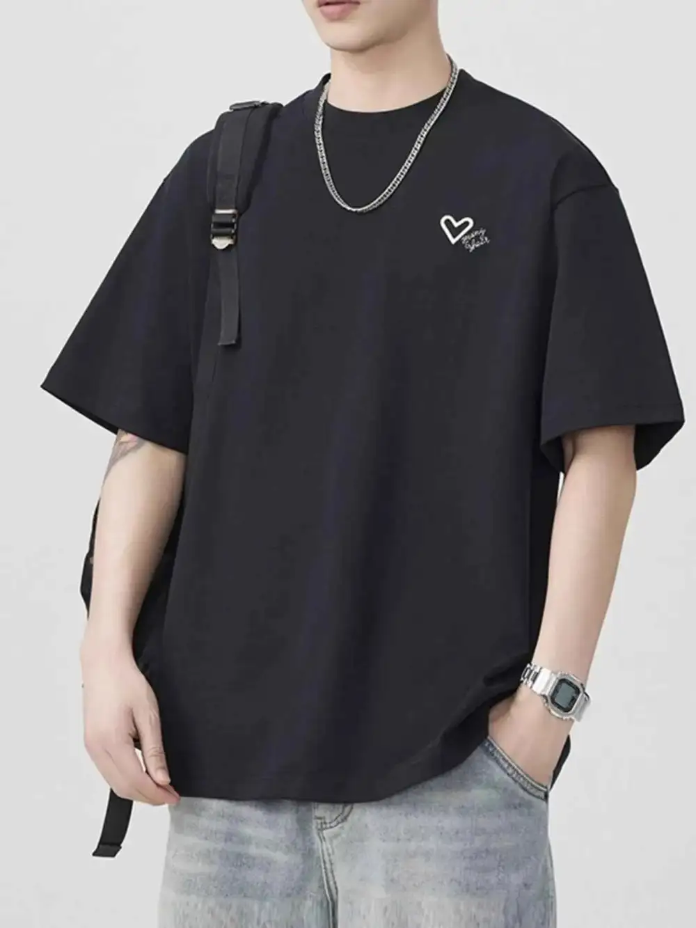 Breathable Round Neck Short Sleeve T-Shirt