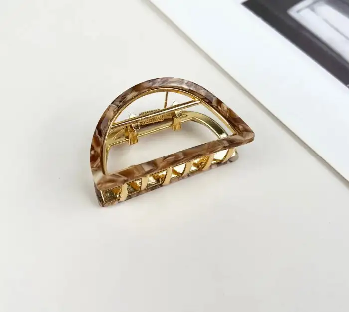 Half Circle Hair Claw Clip