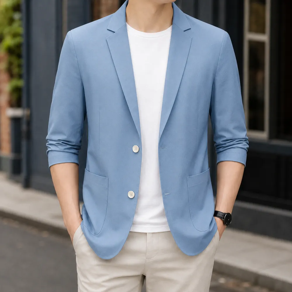 Lightweight Woven Blazer