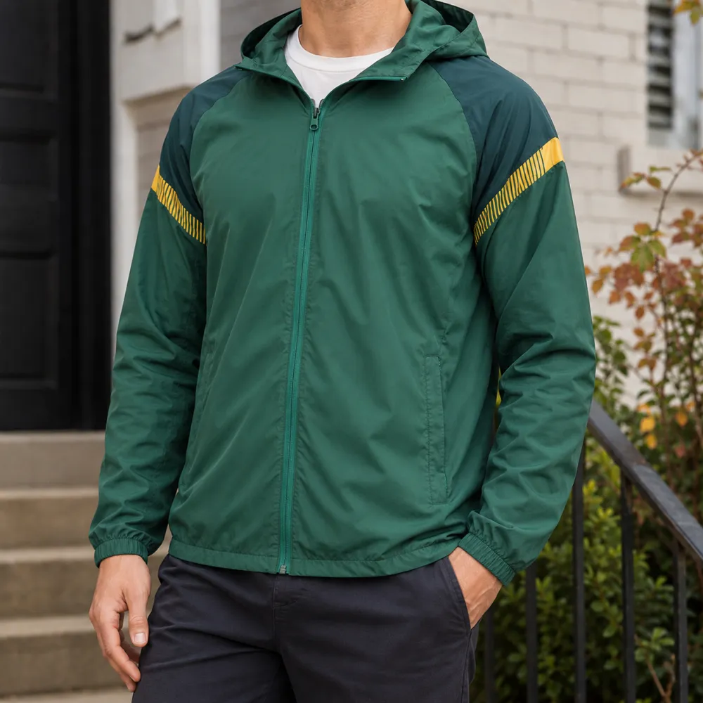 Hooded Woven Jacket