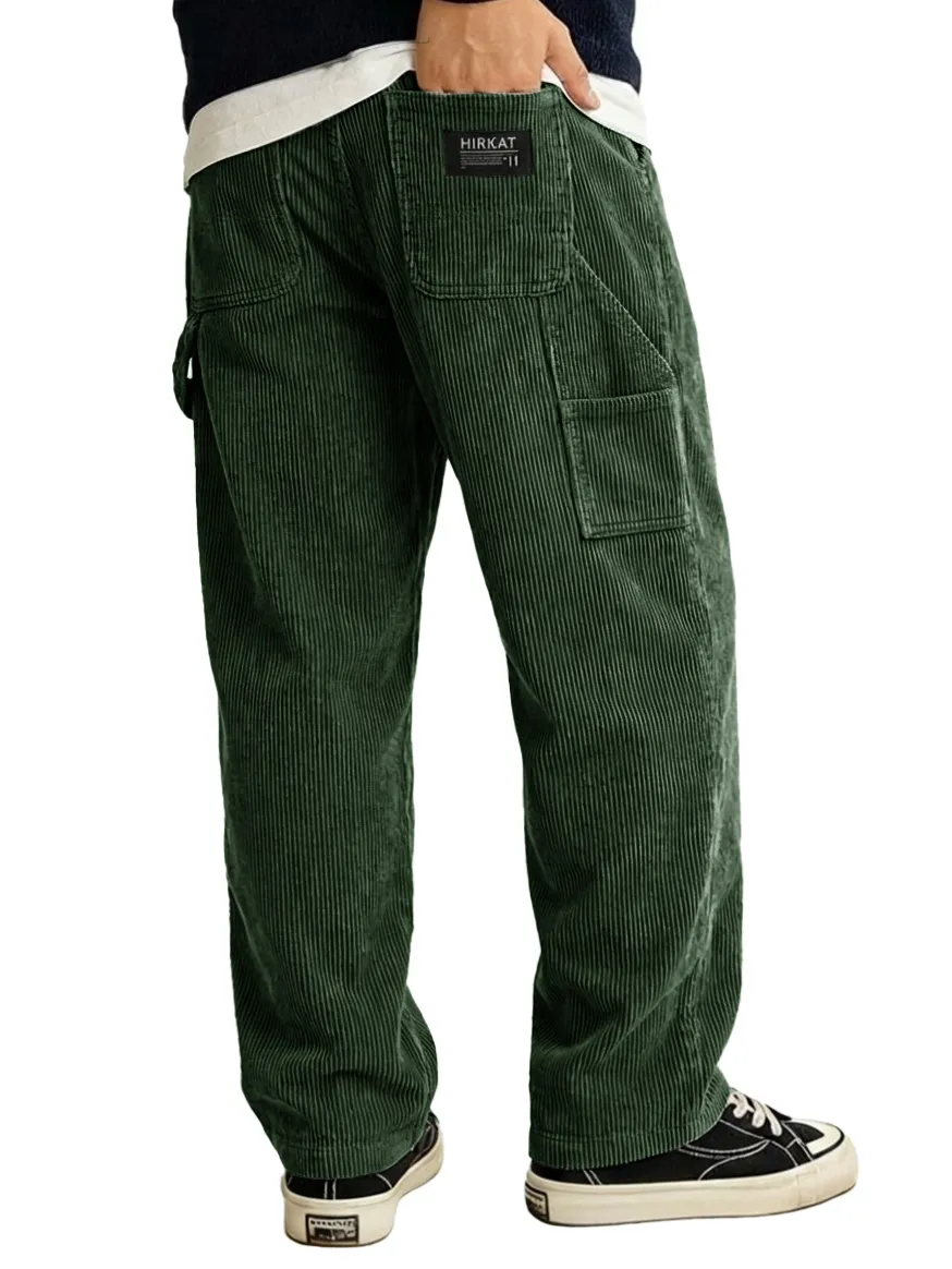 Structured Utility Pocket Relaxed Pants