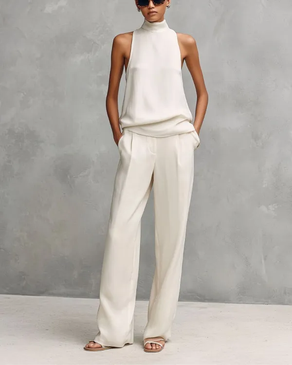 Elegant Round-Neck Set