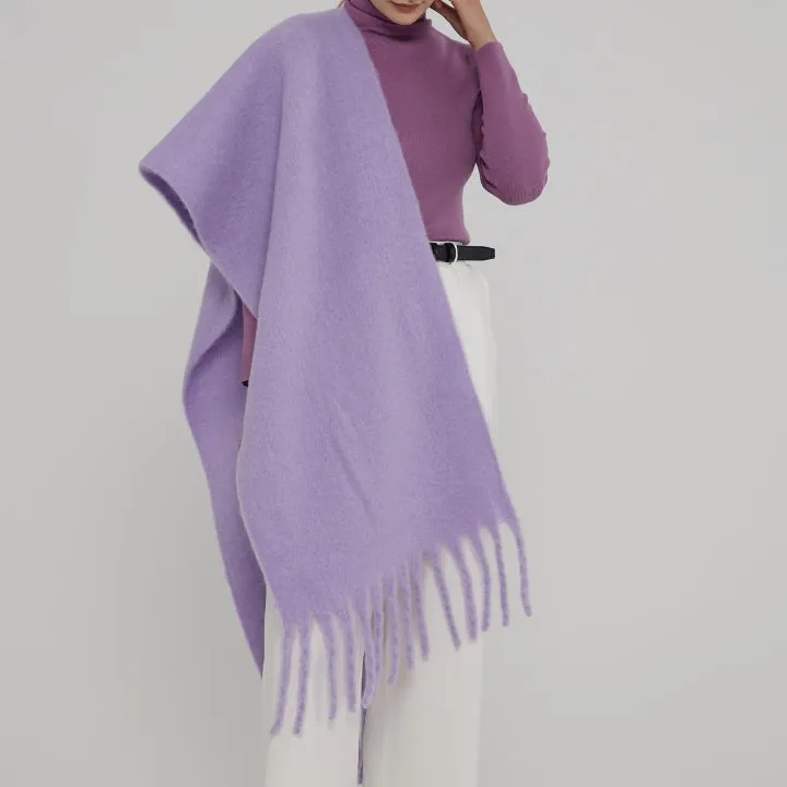 Refined Woven Blanket Wrap