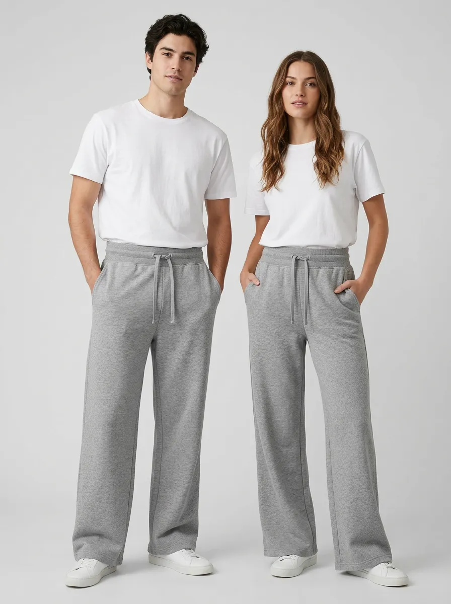 Unisex Clean Cut Printed Sport Pants