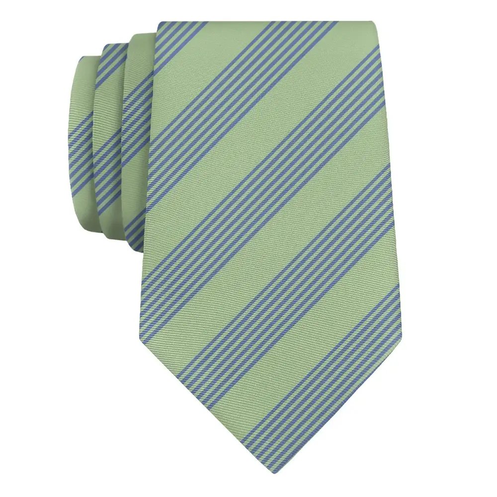 Polished Stripe Statement Necktie
